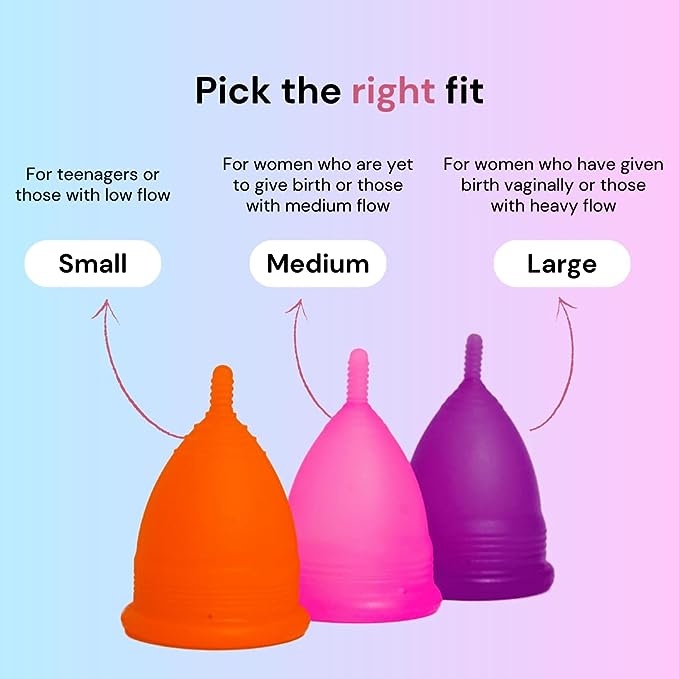 Savvy YesQueen Medium Size Menstrual Cup Smart Hygeia Smart Hygeia