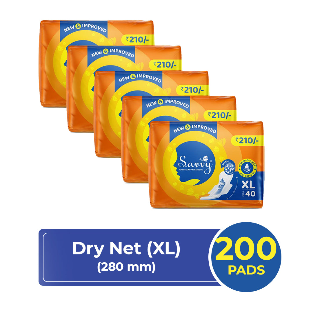 Savvy Maxi XL (40 Pads per packet)-5 Pkts