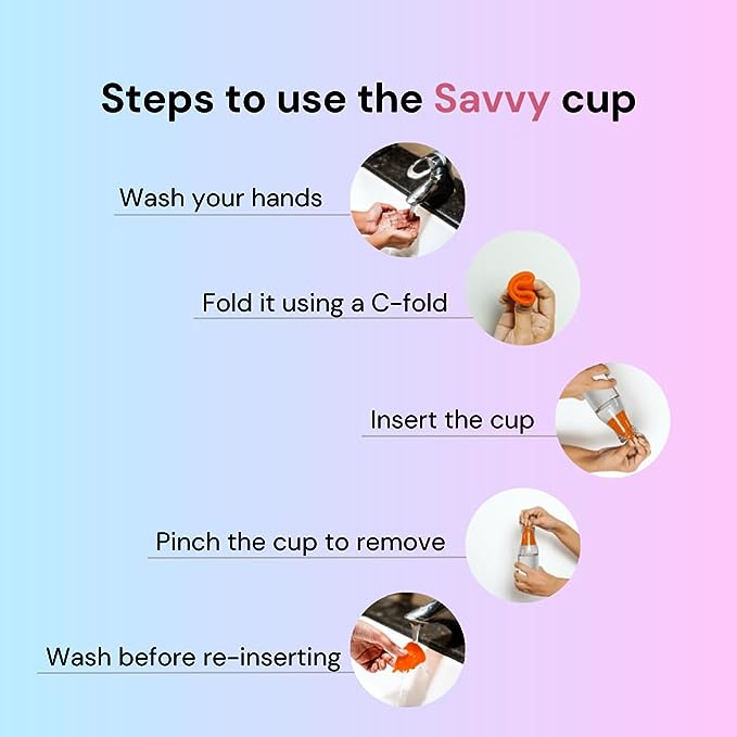 Savvy #SuperGirl Small Size Menstrual Cup