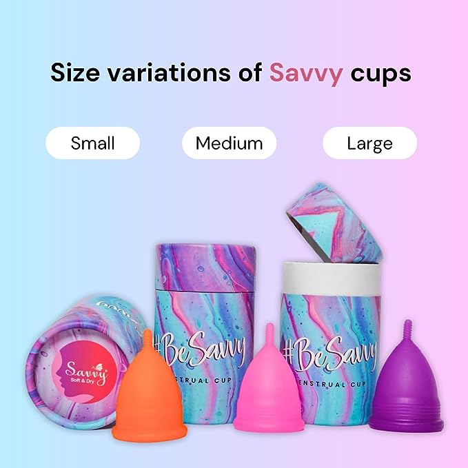 Savvy #YesQueen Medium Size Menstrual Cup